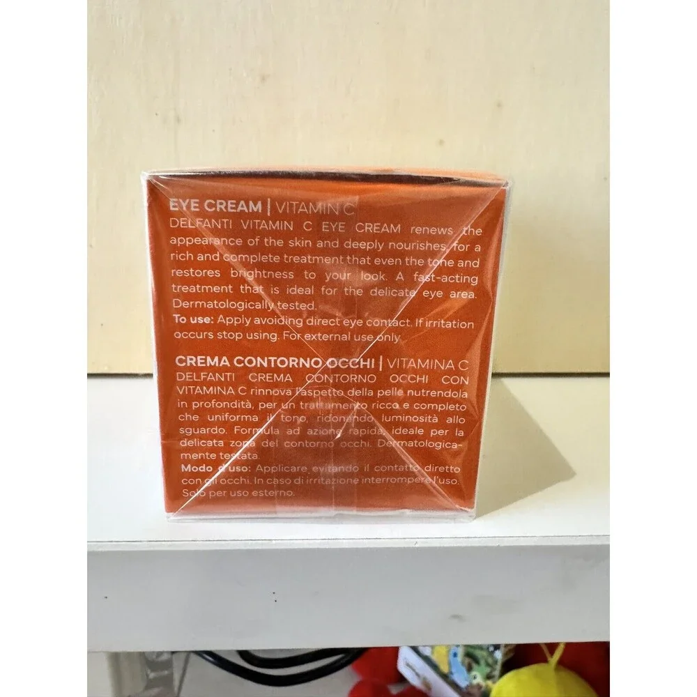 DELFANTI MILANO EYE CREAM VITAMIN C BRIGHTENING 10OZ BRAND NEW